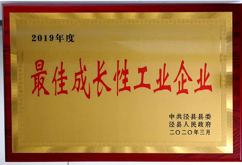 蕞佳成長性工業(yè)企業(yè)